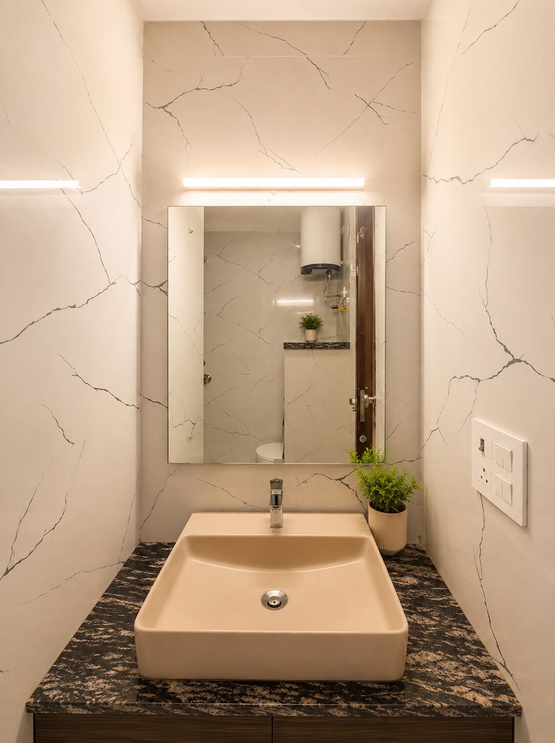 Dusche, Handtücher, Toilettenpapier