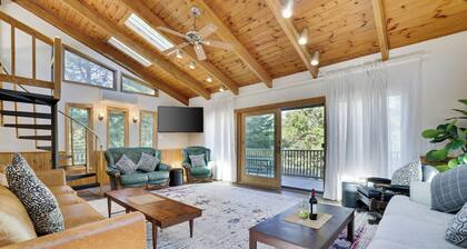 Poconos Lake Cabin Retreat - Hot Tub, Sauna, Movie & Game Room