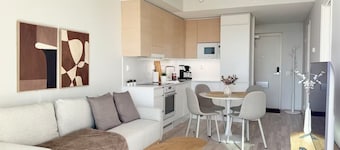 Cozy 1-bedroom apartment in peaceful Helsinki with AC