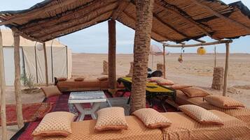 Comfort Double or Twin Room, Desert View | Outdoor dining