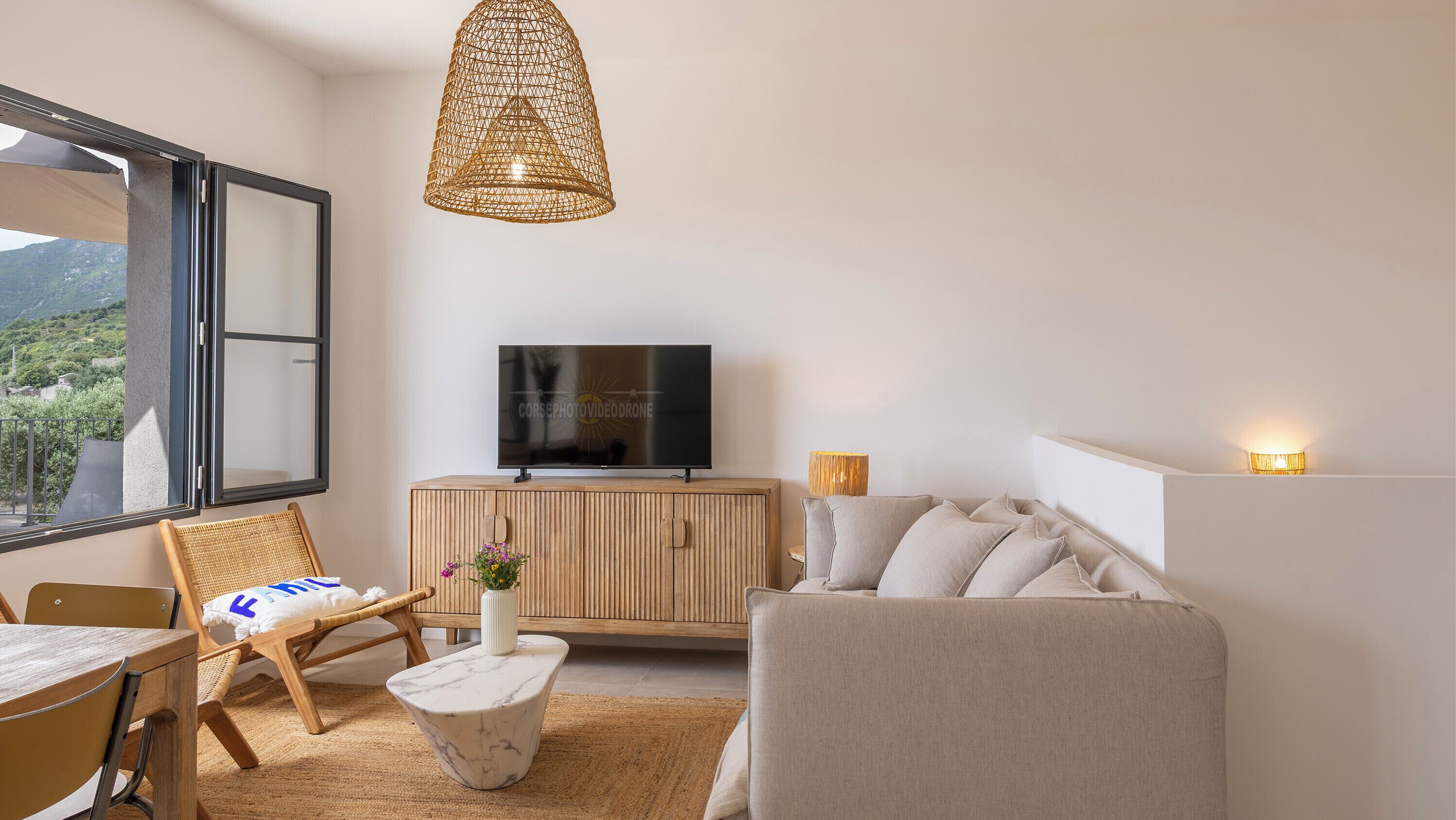 Villa Azurea  Vue Panoramique Mer Et Montagne à Brando - Brando