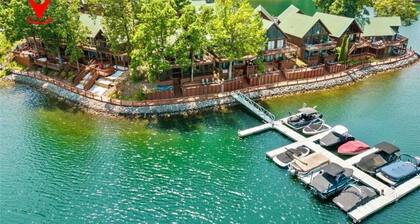 LAKE KEOWEE WATERFRONT! ONLY 15 feet from
Shore. Price includes BOAT SLIP