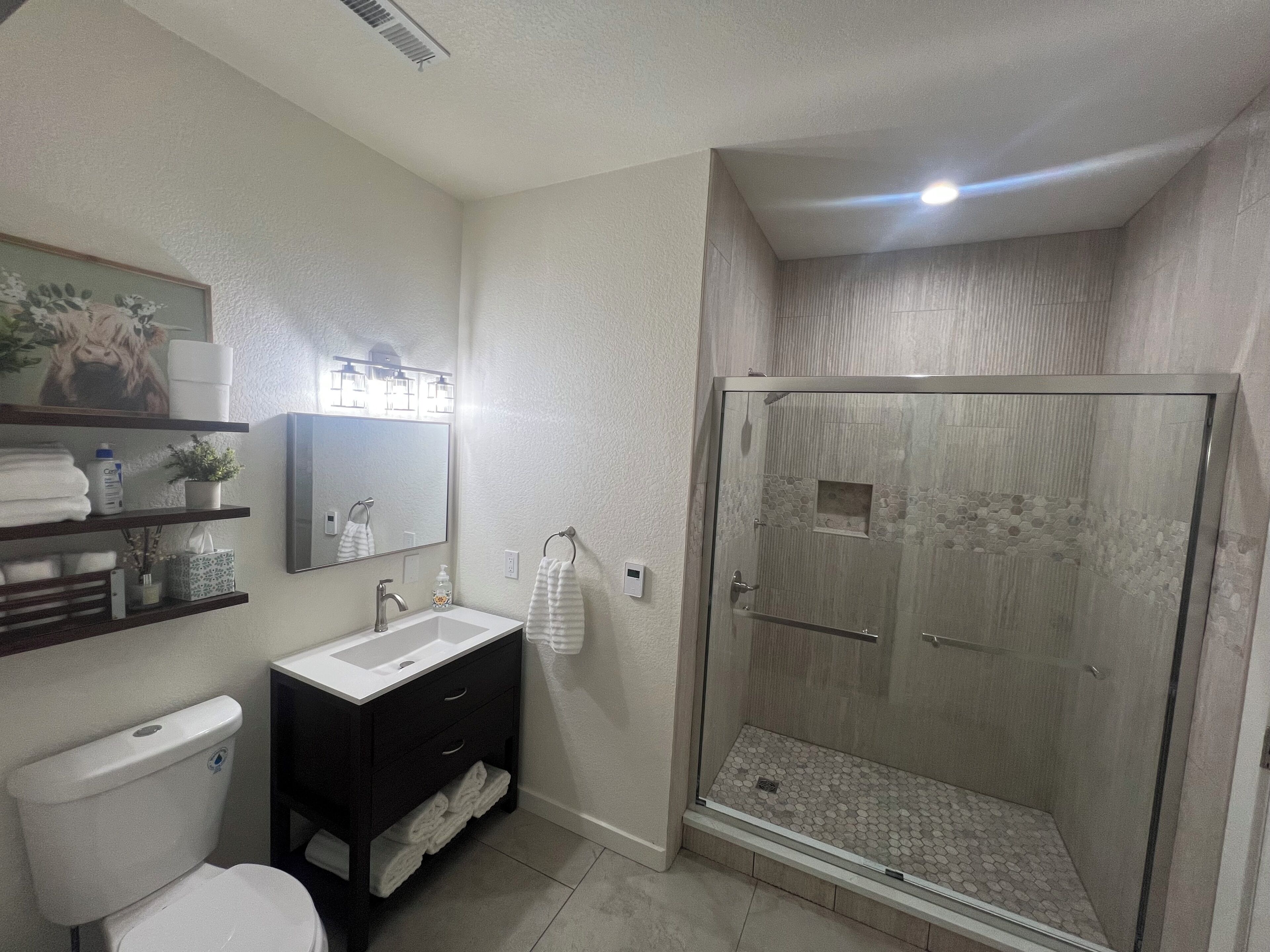 Towels, toilet paper