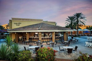 Outdoor dining - 1 King 1BR Suite, Hilton Phoenix Tapatio Cliffs, 7 Pools, Waterfall - 2 Units (Phoenix)