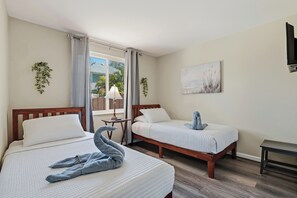 Iron/ironing board, travel cot, free WiFi, bed sheets
