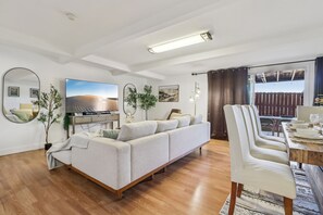 Smart TV, books, music library