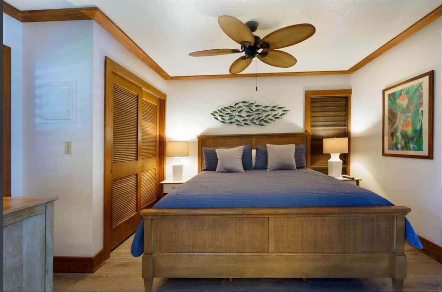1 bedroom, iron/ironing board, travel crib, WiFi (free)