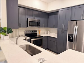 Private kitchen - Cozy 1-bedroom apartment in houston (Houston)