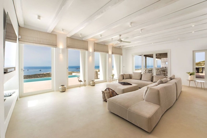 Villa Thea · Cinema · Gym · Sea Views - Paros