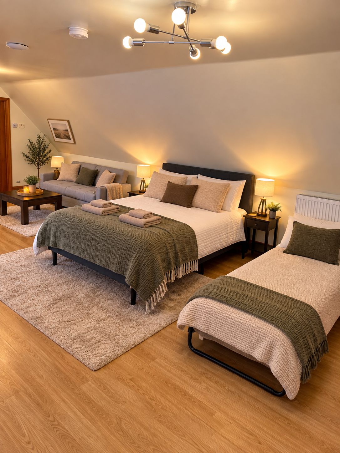 1 chambre, fer et planche à repasser, Wi-Fi gratuit, draps fournis