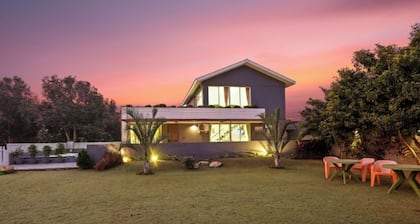 A beautiful & Green Farmhouse with a private Swimming pool & Garden .