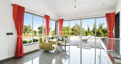 A beautiful & Green Farmhouse with a private Swimming pool & Garden .