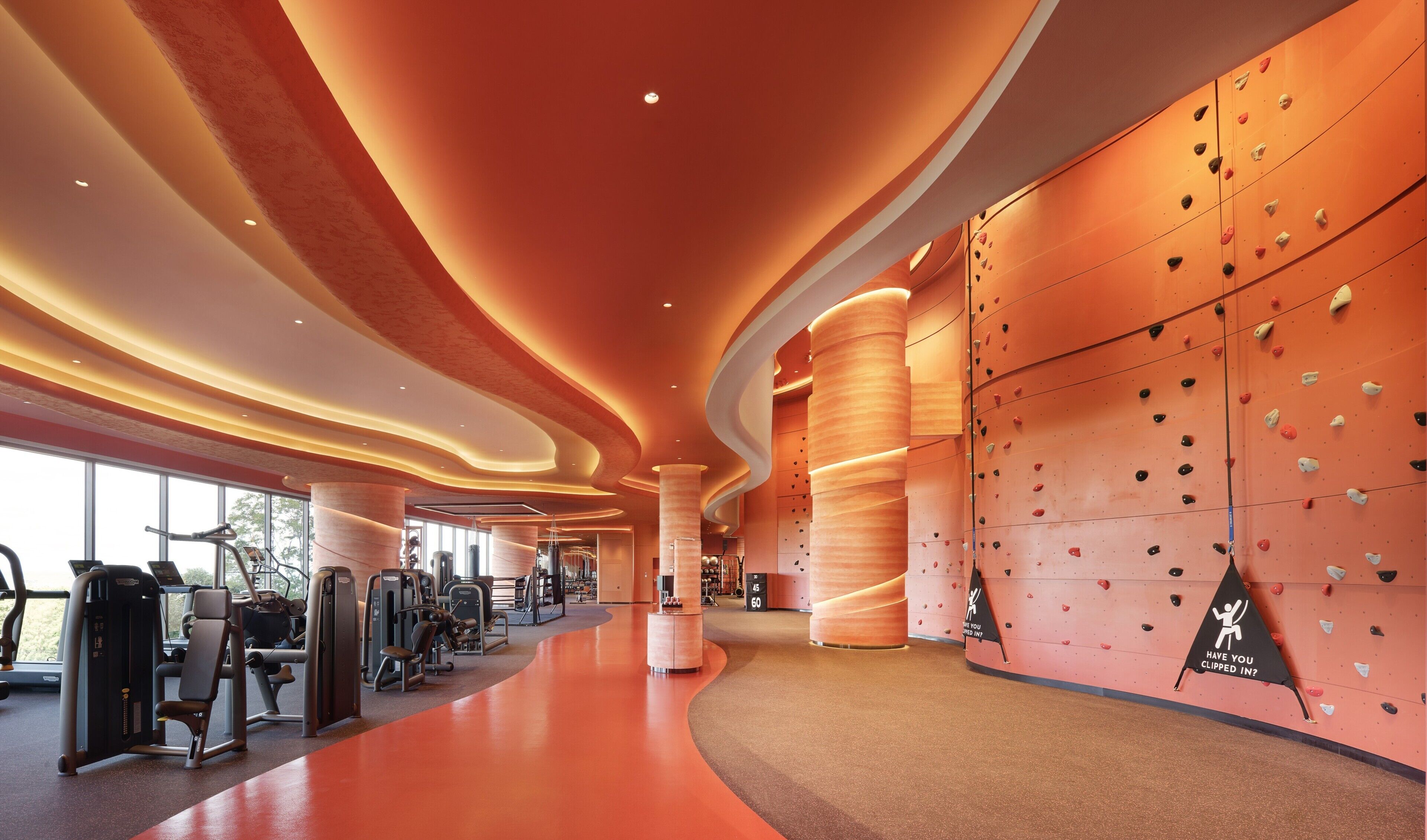 Rock climbing wall - indoor