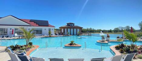 Indoor pool, a heated pool