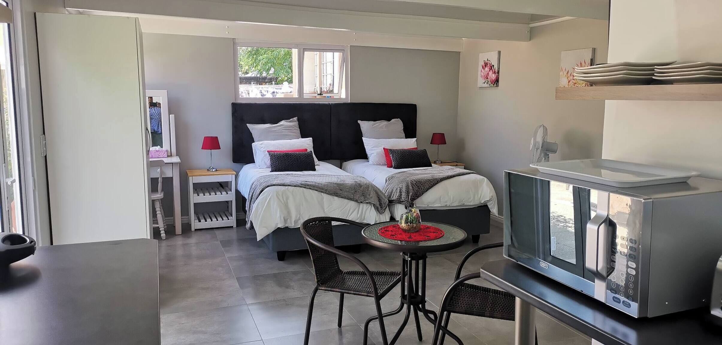 Iron/ironing board, internet, bed sheets, wheelchair access