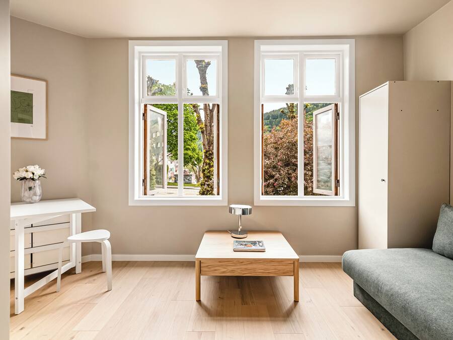Studio, City View | Living area