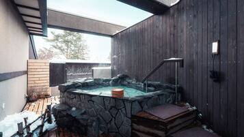 Special room with open air bath,Non Smoking | Bathroom | Hair dryer, shampoo, toilet paper