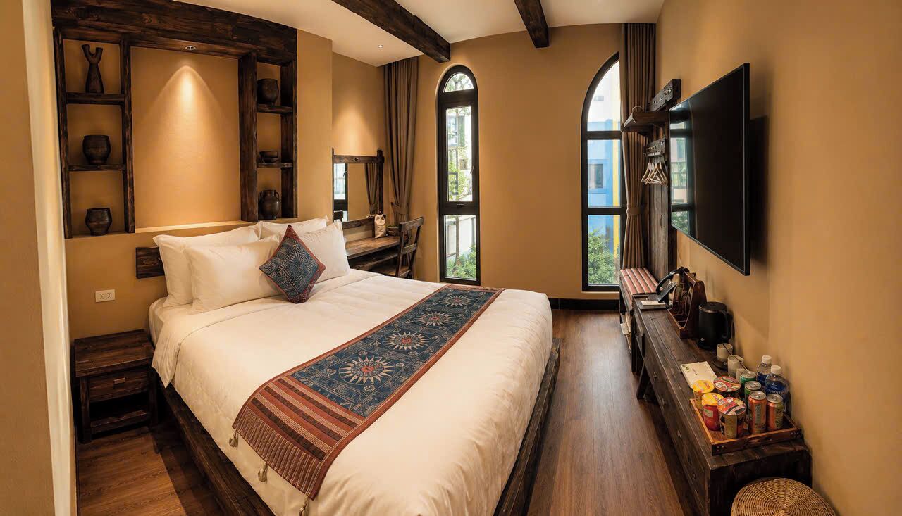 Standard Double Room, City View | Desk, blackout curtains, soundproofing, free WiFi