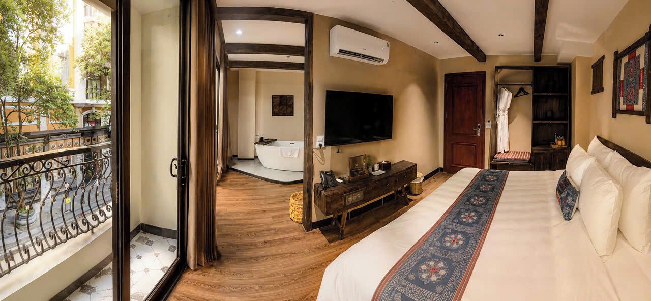 Suite de lujo, vista a la ciudad