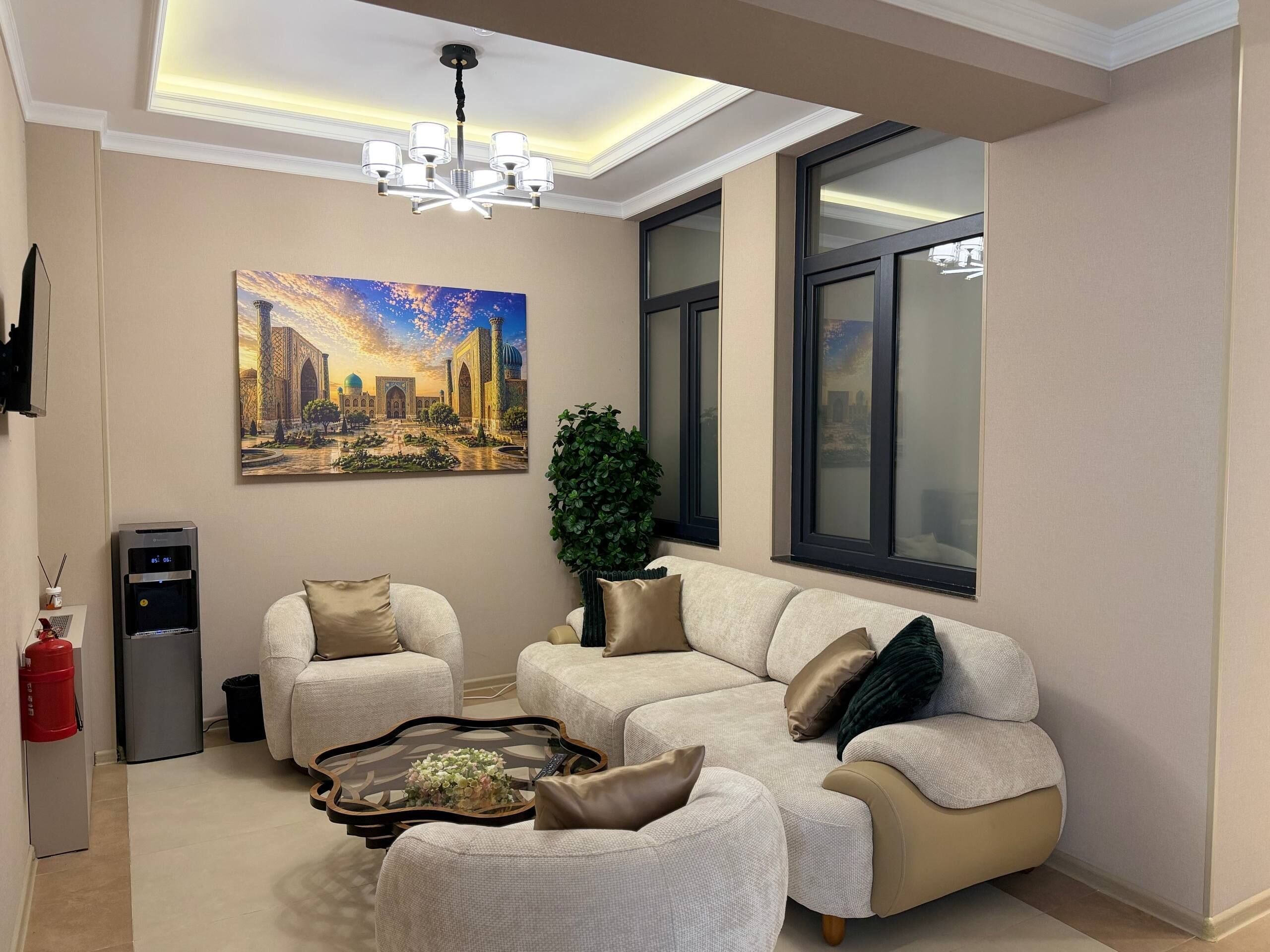 Lobby sitting area