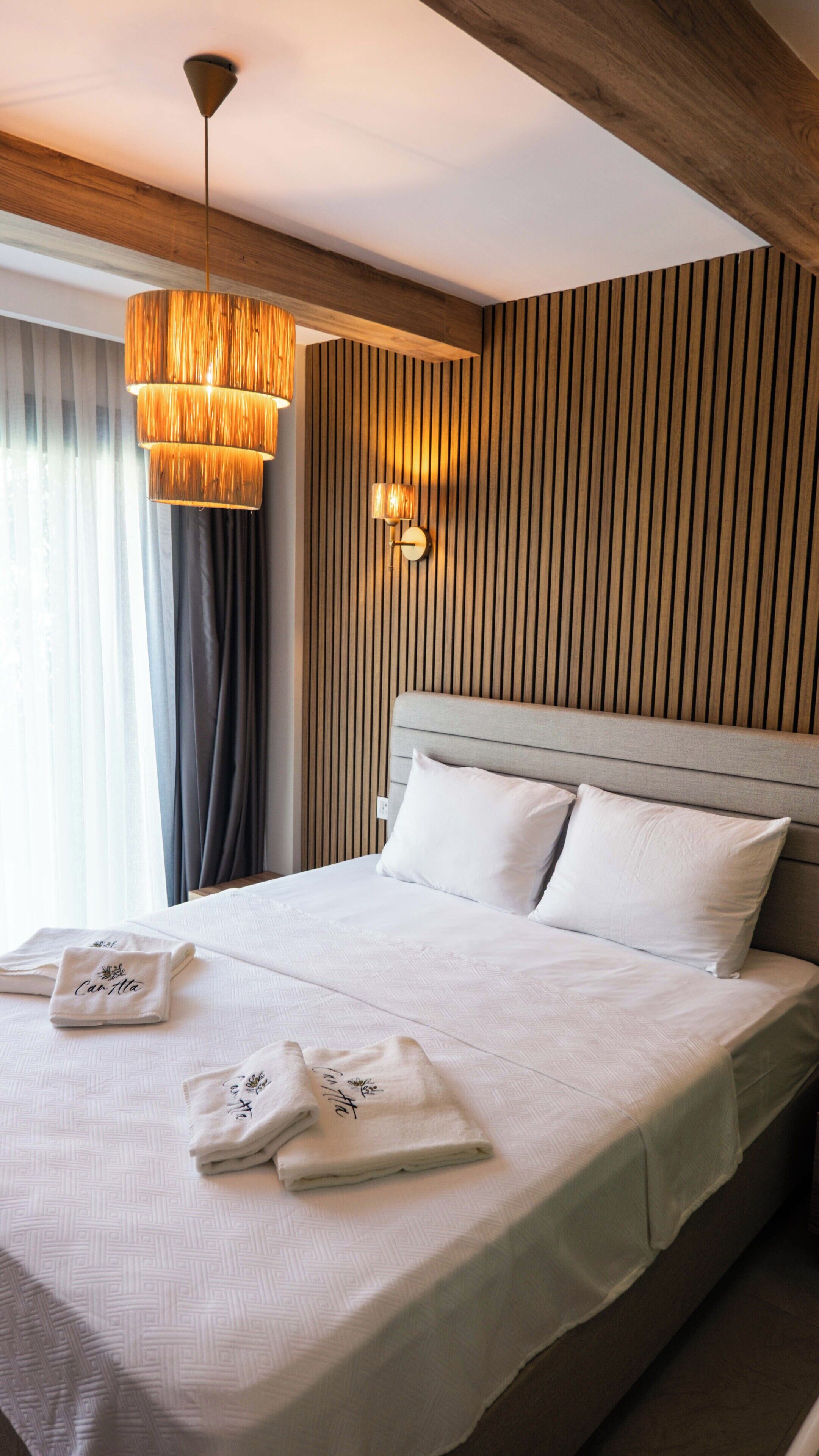 Superior-Doppelzimmer, Gartenblick | Hochwertige Bettwaren, kostenlose Minibar, kostenloses WLAN, Bettwäsche