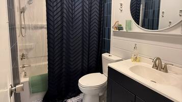 Hair dryer, towels
