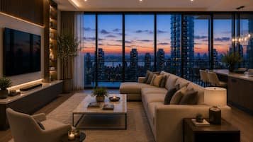 Apartment, Mountain View | Ruang tamu