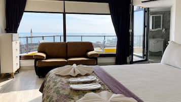 Ropa de cama de alta calidad, minibar, wifi gratis y ropa de cama