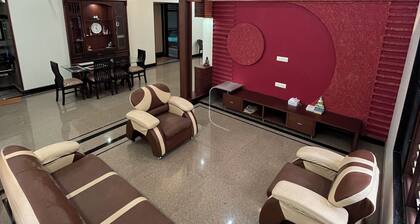 Serene 3-bedroom apartment with AC in charming Udupi