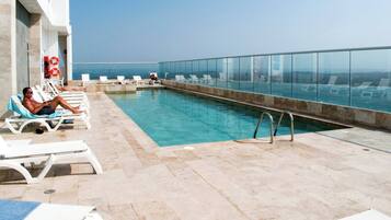 Apartment, 1 Bedroom, Smoking, Balcony | Pool | Outdoor pool