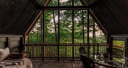 A-Frame Escape - Hot Tub · Outdoor Cinema · Cave Run Lake + Red River Gorge