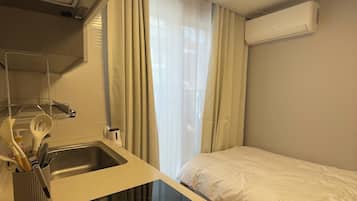 1 bedroom, iron/ironing board, Internet, bed sheets