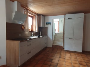 Private kitchen - Time out in the mountains, House Regina, 89sqm, 2-4 pers. Garden, terrace, KönigsCard (Pfronten)