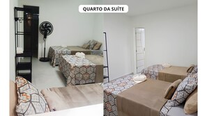 3 chambres, fer et planche à repasser, accès Internet, draps fournis