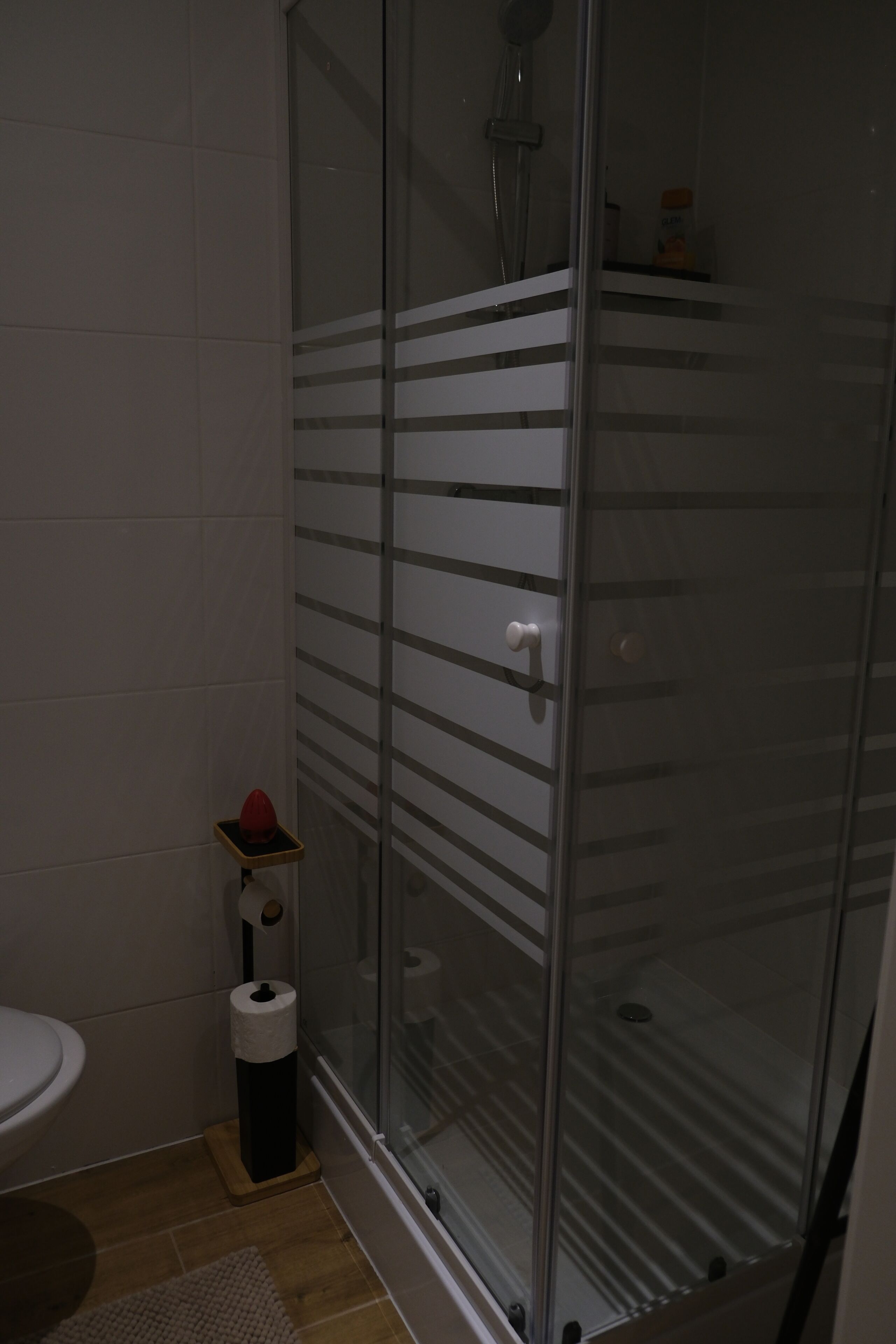 Serviettes fournies, savon, papier toilette