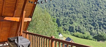 House in small mountain village