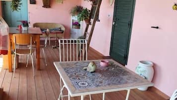 Family Triple Room, Valley View | Outdoor dining