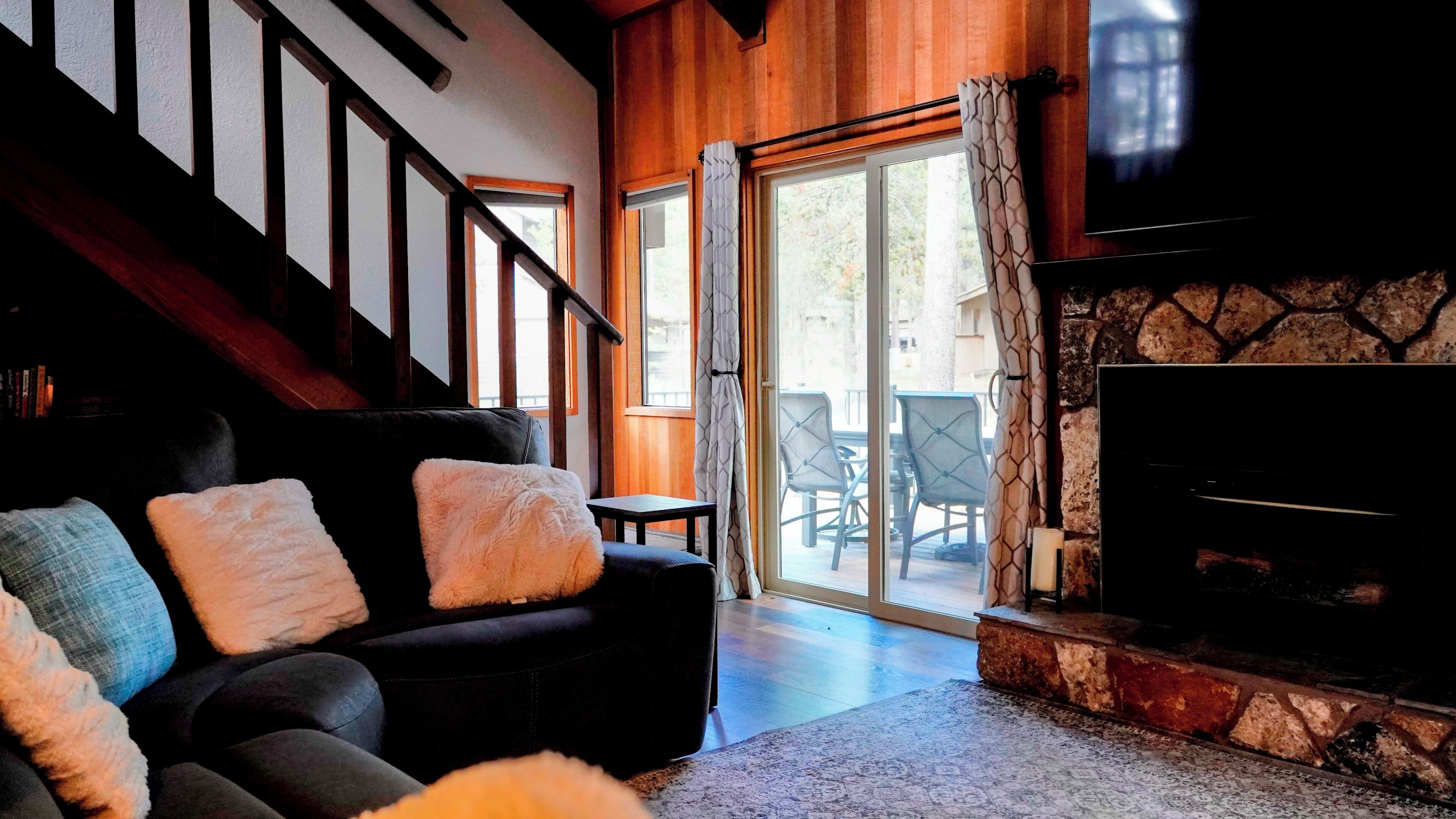 Large, comfortable sofa