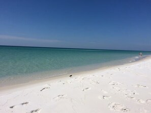 A beach with white sand and clear turquoise water. - Black-Water River Retreat! to this Luxurious 3-bedroom 3.5 bath house (Milton)