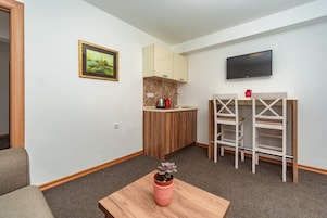 Comfort Apartment, Balcony, Partial Lake View | Interior