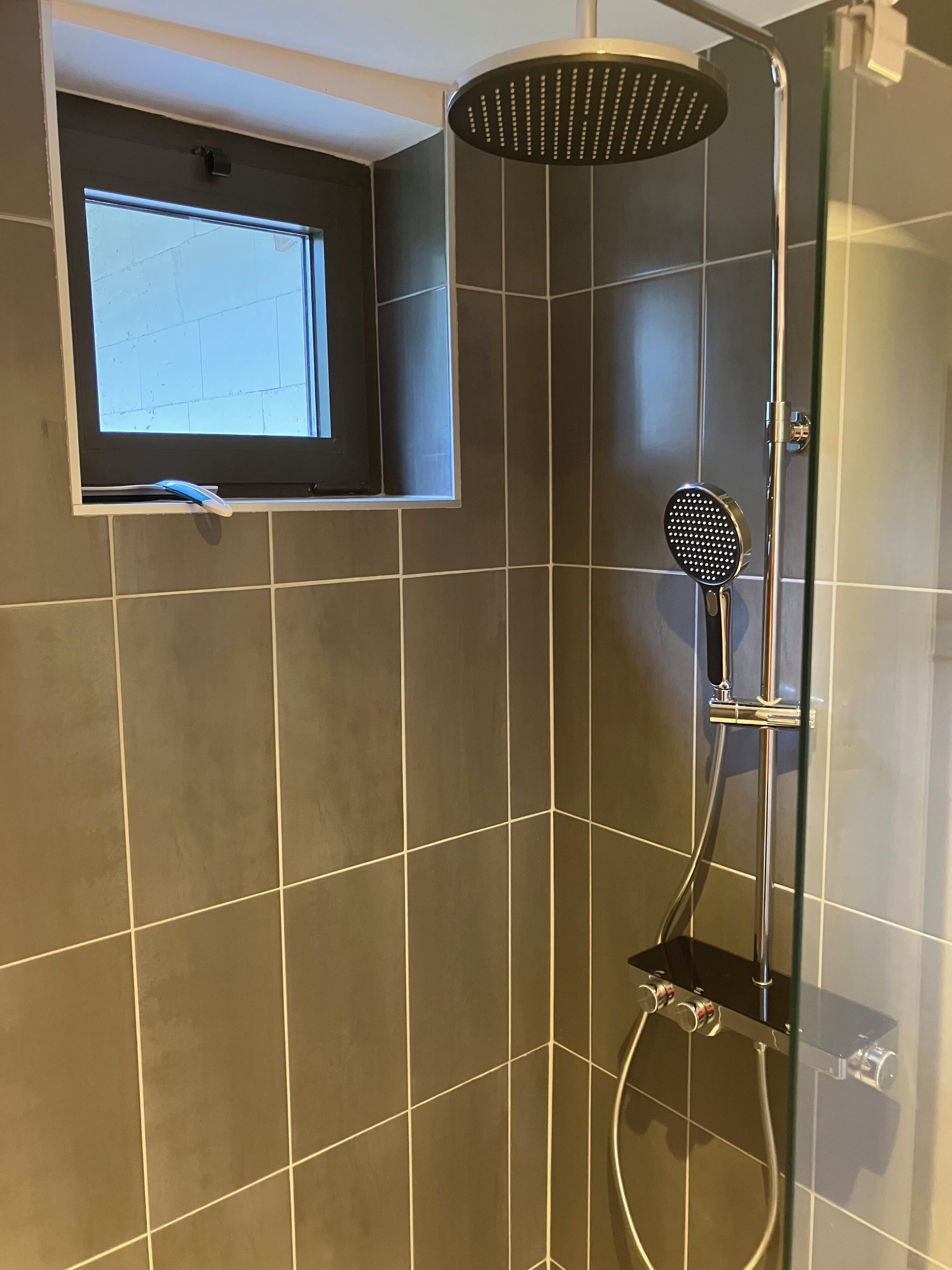 Eco-friendly toiletries, hair dryer, towels, soap