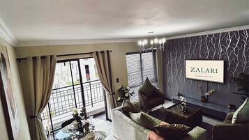 Apartamento, 1 quarto, acessível, varanda | Sala de estar