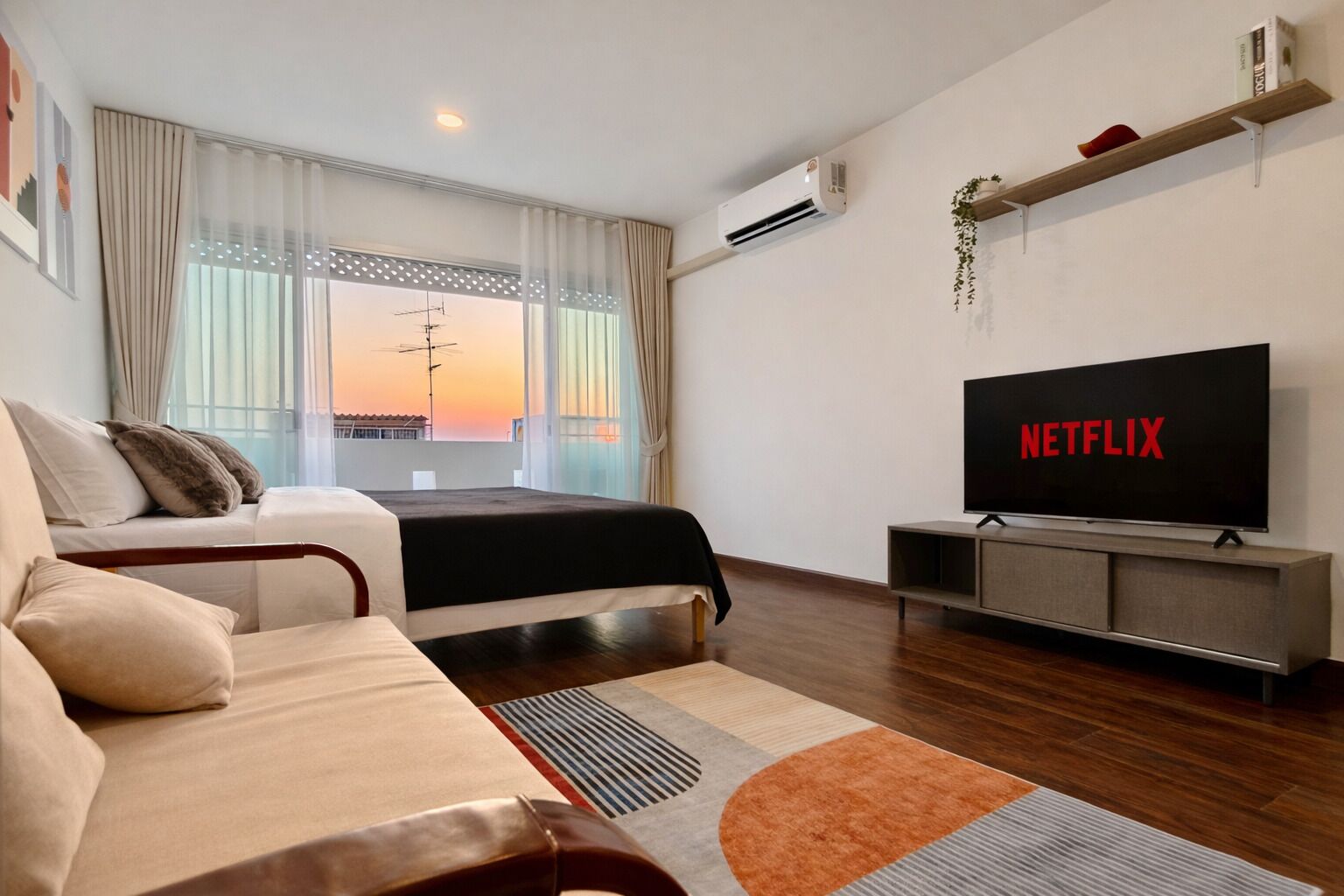 1 bedroom, iron/ironing board, WiFi, bed sheets