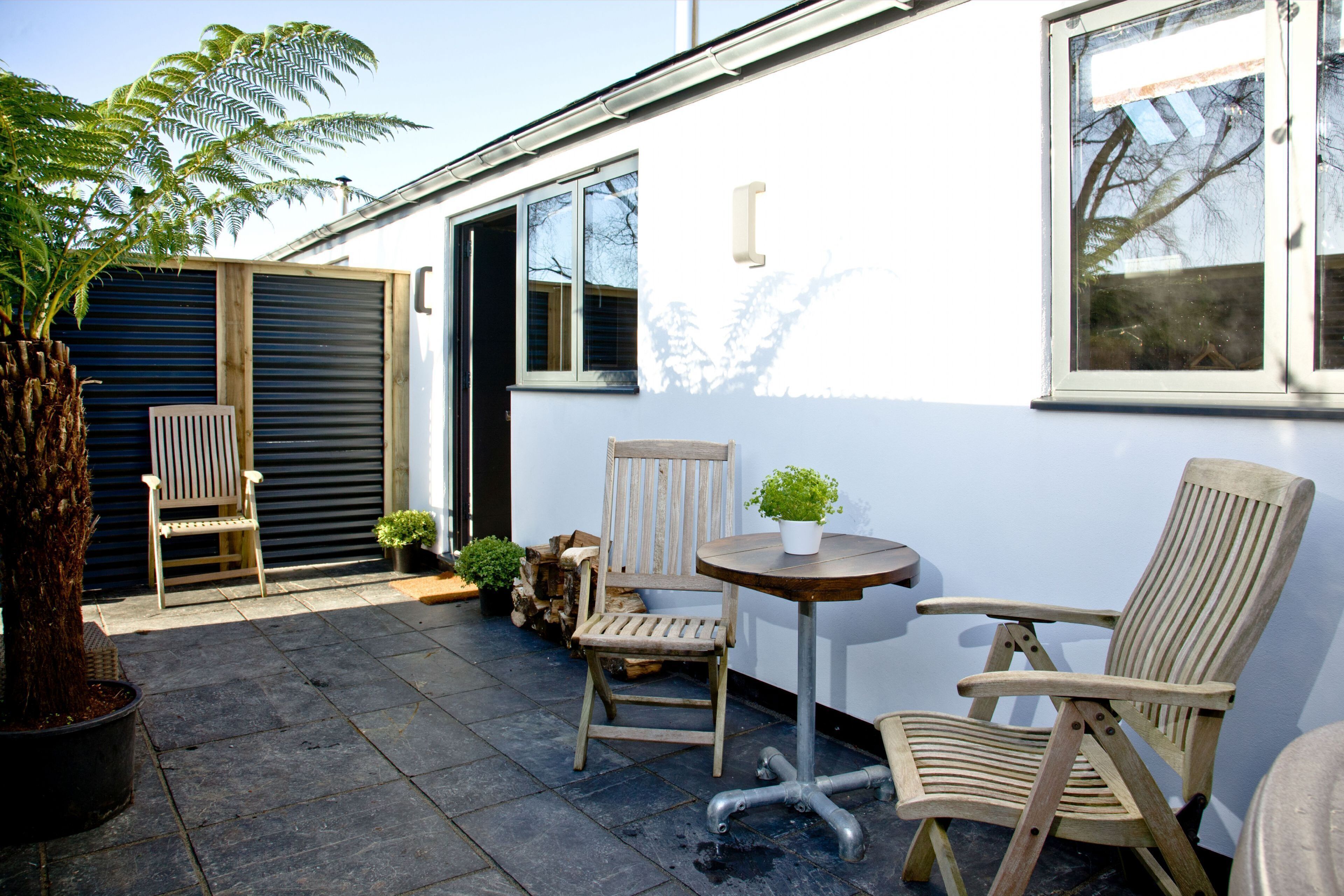 Outside space with seating - The Beam