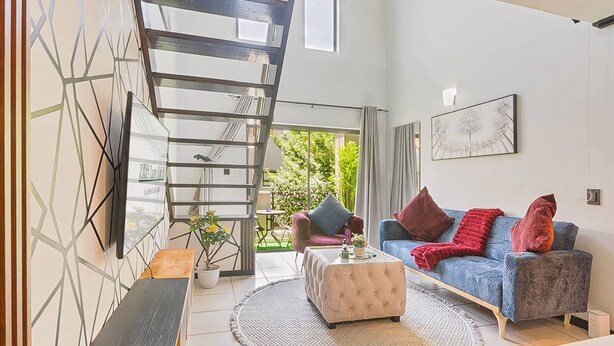 Apartment, 2 Bedrooms, Patio | Living area - Zalari Loft B, Nature-inspired 2 Bed Loft Paulshof (Johannesburg)