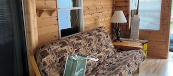 Cozy 2-bedroom cabin on Cass Lake. Walking distance to the marina.