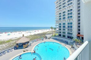 Indoor pool - Summer House 404A | Oceanfront | Pools, Hot Tub, Tennis | My Beach Getaways (Orange Beach)
