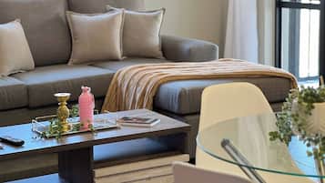 Apartamento, 1 habitación, fumadores, patio | Zona de estar