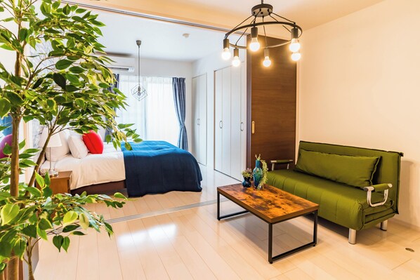 Standard-Apartment, Veranda | Schreibtisch, Verdunkelungsvorhänge, Bügeleisen/Bügelbrett