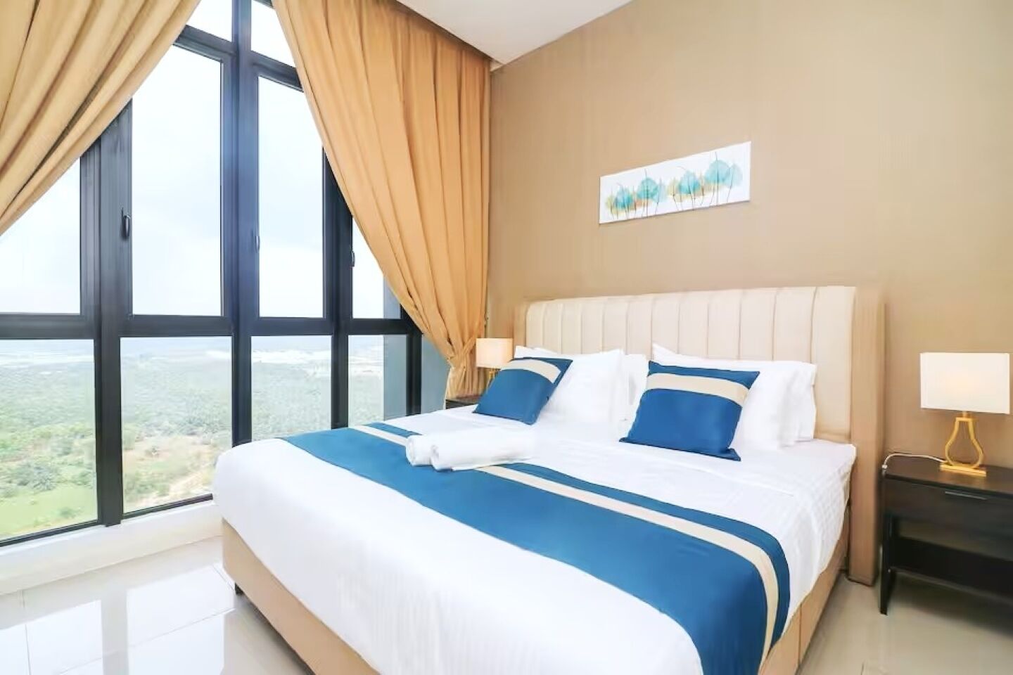 อพาร์ทเมนท์, 1 ห้องนอน | โต๊ะทำงาน, เตารีด/โต๊ะรีดผ้า, Wi-Fi ฟรี, ผ้าปูที่นอน